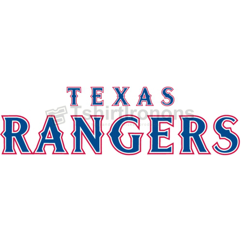 Texas Rangers T-shirts Iron On Transfers N1977